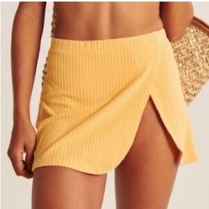 Abercrombie terry cloth swim skirt